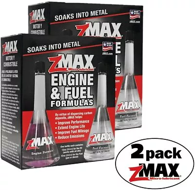 $66.99 • Buy ZMAX 58-011 - Engine & Fuel Formula Kit - Easy To Use - 12 Oz. - 2 Pack