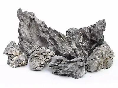 Aquarium Stone Seiryu Rock Natural Fish Tank Aquascape Decoration GREY MOUNTAIN  • £35.63