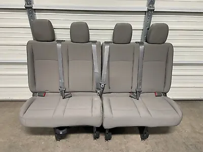 2011-2021 Nissan NV Van 4 Passenger Bench Seat  GRAY CLOTH 4th Row • $1699.99