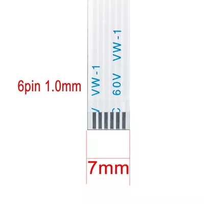 FFC Ribbon Flexible Flat Cable 4/6/10/12/14/15/16-40 Pin 1mm FFC Cable 100cm • $5.99