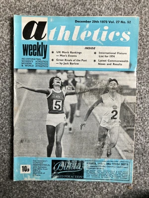£6.99 • Buy ATHLETICS WEEKLY - 29th December  1973 - Ian Stewart; Jack Barlow;