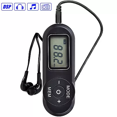 Portable Mini FM Radio Digital Display FM Receiver Retro MP3 Player X6J1 • $8.99