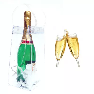 Ice Bag Wine Cooler Champagne Bucket Party Wine Bag NEW • £2.99