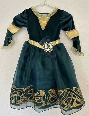 Disney Store Princess Merida Brave Costume Dress Size 3 • $21.99