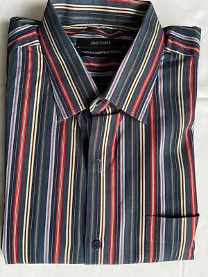 Fine Class Long Sleeve Shirt  Egyptian Cotton Excellent Condition. • £5