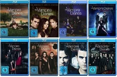 Complete TV Series The Vampire Diaries Season 1 2 3 4 5 6 7 8 Blu-Ray Collection • $272.81