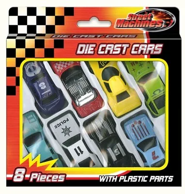 8pc Racing Cars Set Metal DieCast Vehicle Children Kids Boys Play Toys Gift 3+ • £4.25