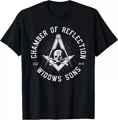 NEW LIMITED Widows Sons Masonic Square And Compass - Freemason T-Shirt S-3XL • $22.55