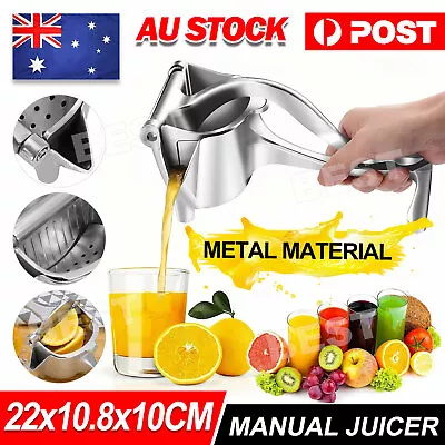 Manual Fruit Juicer Kitchen Juice Maker Orange/Lemon Lime Citrus Hand Squeezer • $16.95