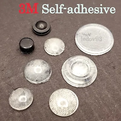 £2.56 • Buy 3M RUBBER FEET Self Adhesive Silicone Pads Bumper Door Stop Shock Buffer