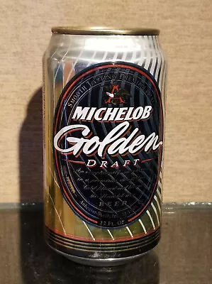 Bttm Open Fluted Michelob Golden Draft Staytab Beer Can St Louis Missouri Empty • $6