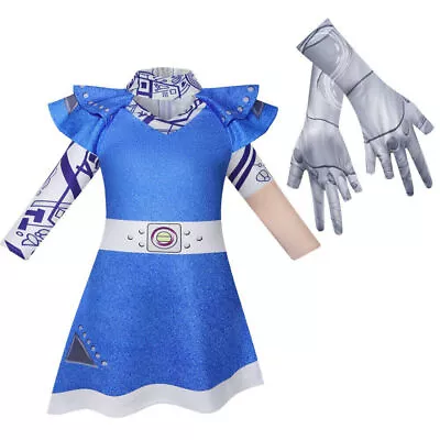 Kids Zombie 3 Cheerleader Cosplay Costume Party Fancy Dress Up Set Halloween＊ • £22.39