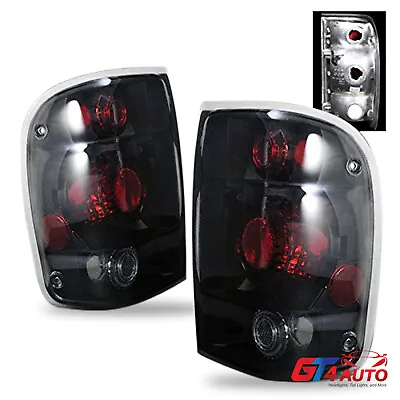 Altezza Style Black Smoke Rear Brake Tail Lights Pair For 1998-2000 Ford Ranger • $52.74