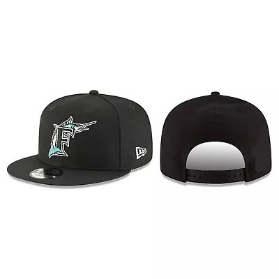 MLB - Florida Marlins 9FIFTY Adjustable Snap-Back New Era Cap - Black • $33.30