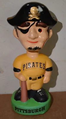 Pittsburgh Pirates Baseball Nodder Bobblehead Vintage Green Base Ceramic MLB • $80