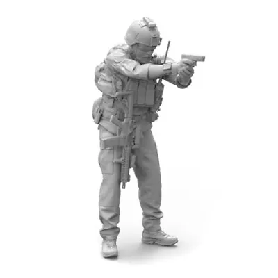 1/35 Resin Figures Modern U.S. Special Forces With Pistol (incredible Detail)  • $29.99