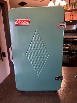 COLEMAN Vintage Cooler Upright SNOW LITE Aqua Diamond Ice Chest MCM • $365