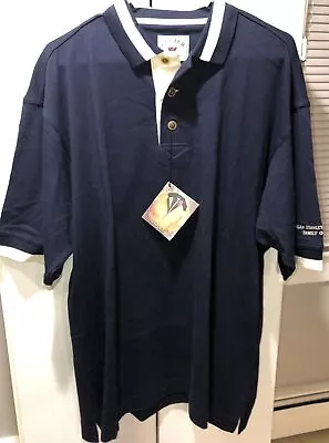 Cutter & Buck Mens Morgan Stanley Blue Short Sleeve Polo Size XL NEW • $24.99