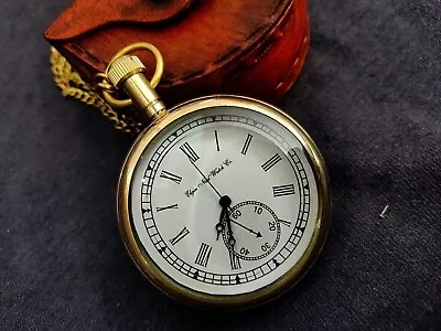 Watch Vintage Elgin Brass Pocket Watch Collectible Antique New Year GIFT • $25.76