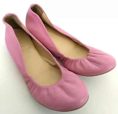 J.Crew Cece Womens Size 6 Pink Walking Casual Slip On Ballet Flats Shoes • $27.99