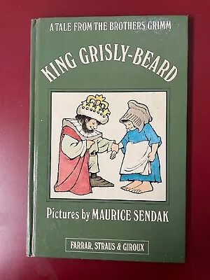 Vintage SIGNED By SENDAK 1973 King Grisly-Beard A Tale From Brothers Grimm   • $89.99