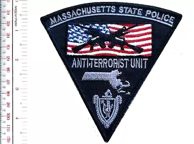 Massachusetts State Police Anti- Terrorist Unit Advisory Council Patch • $10.99