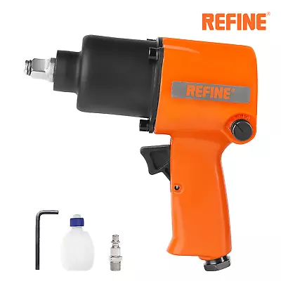 REFINE Air Impact Wrench 1/2  Square Drive Twin Hammer 540ft-lbs Torque 7500RPM • $53.19