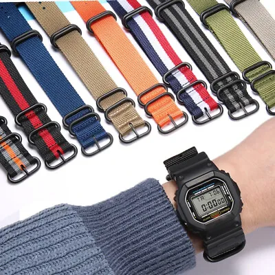 Tool Nylon Strap For G-SHOCK GA GD-100 GW DW GLS 8900 6900 Watch Band Wristband • $15.28