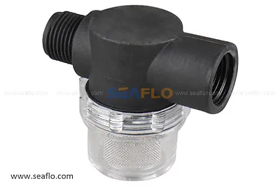 Seaflo Rv Marine Water Pump Strainer Filter Replaces Shurflo -free Shipping • $7.99