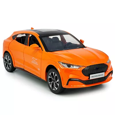 1/24 Ford Mustang Mach-E 2021 SUV Model Car Diecast Toy Cars For Kids Orange • $57.66