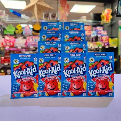 £10.99 • Buy Kool Aid Mixed Berry 0.22oz (6.2g) X 10 Sachets USA Import