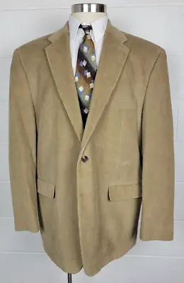 Ralph Lauren Brown Cotton Corduroy Sport Coat Jacket 48L • $40