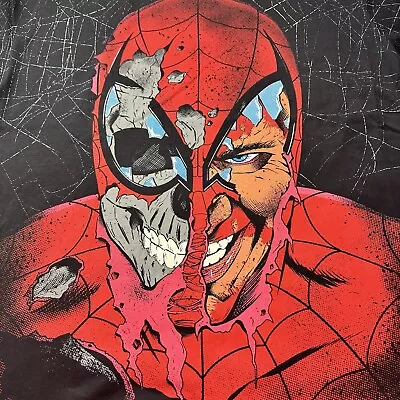 Chronic Images Death Of Spider-Man Double Sided All Over Print AOP Shirt XL • $125