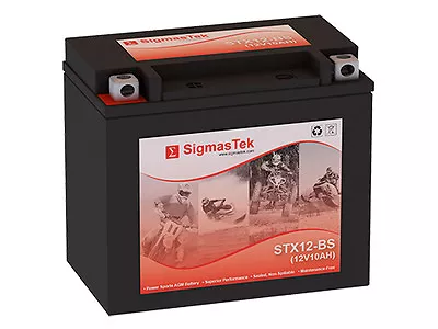Replacement Battery Compatible With YTX12-BS High Performance - Maintenance Free • $33.79