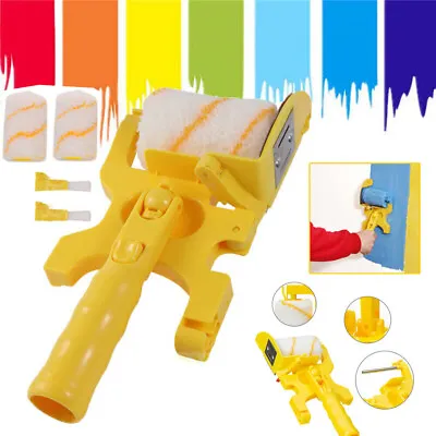 $13.85 • Buy Multifunctional Clean-Cut Paint Edger Roller Brush Safe Tool For Wall Ceiling US