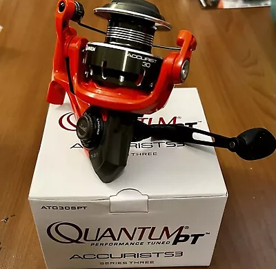 Quantum PT Accurist S3 30 ATO30SPT Spinning Fishing Reel - RH/LH - NEW IN BOX • $64.97