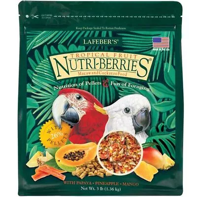 Lafeber Tropical Fruit Nutri-Berries Macaw & Cockatoo Food • $16.27