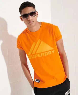 Superdry Mens Mountain Sport Mono T-Shirt Orange Top Tee Large L New • $25