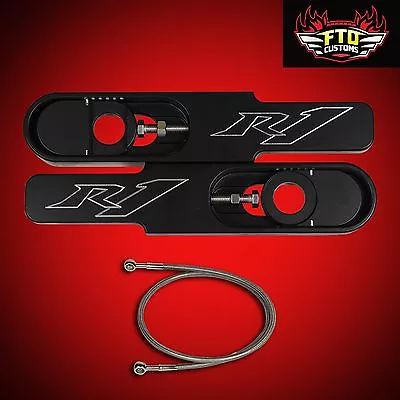 2009 R1 Swingarm Extensions Contrast Cut  & 36  Brake Line • $154.89