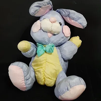 Vintage Parachute Easter Bunny Puffalump Style Rabbit 18  Pastel 1980-90s Retro • $28.72