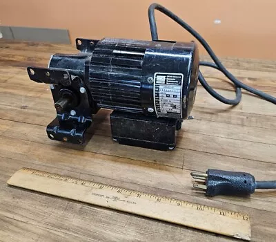 Bodine 34R4BFCI-3F Gearmotor Double Shaft 1/2  RIGHT ANGLE 230V .5Amp ☆USA • $148