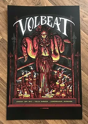 Volbeat  Live Copenhagen Denmark 11x14 Promo Record Store Poster • $24.77