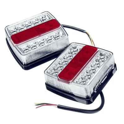 $25.99 • Buy 2X 26 LED Stop Tail Lights Kit Submersible/Waterproof Boat Truck Trailer Lights