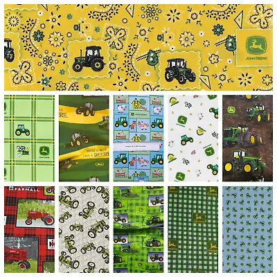 Fabric~john Deere/ Farmall~woven Quilting Cotton~1/2 Yard • $14.99