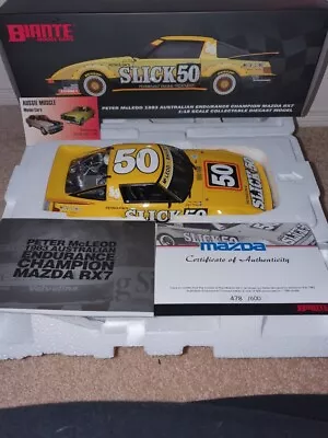 1:18 Biante Mazda RX7 Slick #50 Peter McLeod 1983 Australian Endurance Champion • $599.95