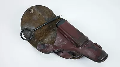 Vintage Soviet Russian Leather Pistol Holster For Makarov With Magazine • $10.50