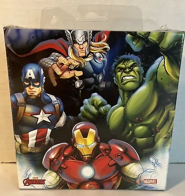 Marvel Avengers Canvas Wall Art Print Iron Man Captain America Hulk Thor 6  X 6  • $14.99