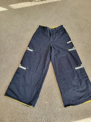 Vintage Macgear Pants. Reversible Navy Blue To Yellow. 30waist Wide Leg • $180