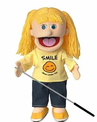 Silly Puppets   Smile Jesus Loves You  Glove Puppet Bundle 14 Inch With Arm Rod • $42.99