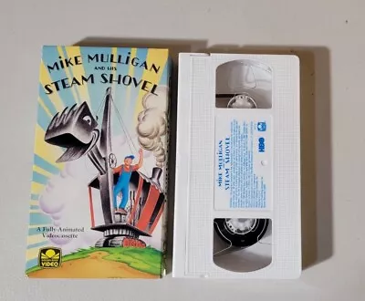 Mike Mulligan And His Steam Shovel 1990 VHS Tape Kids Classic • $2.50
